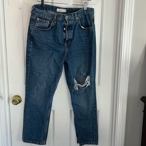 Top shop mom jeans